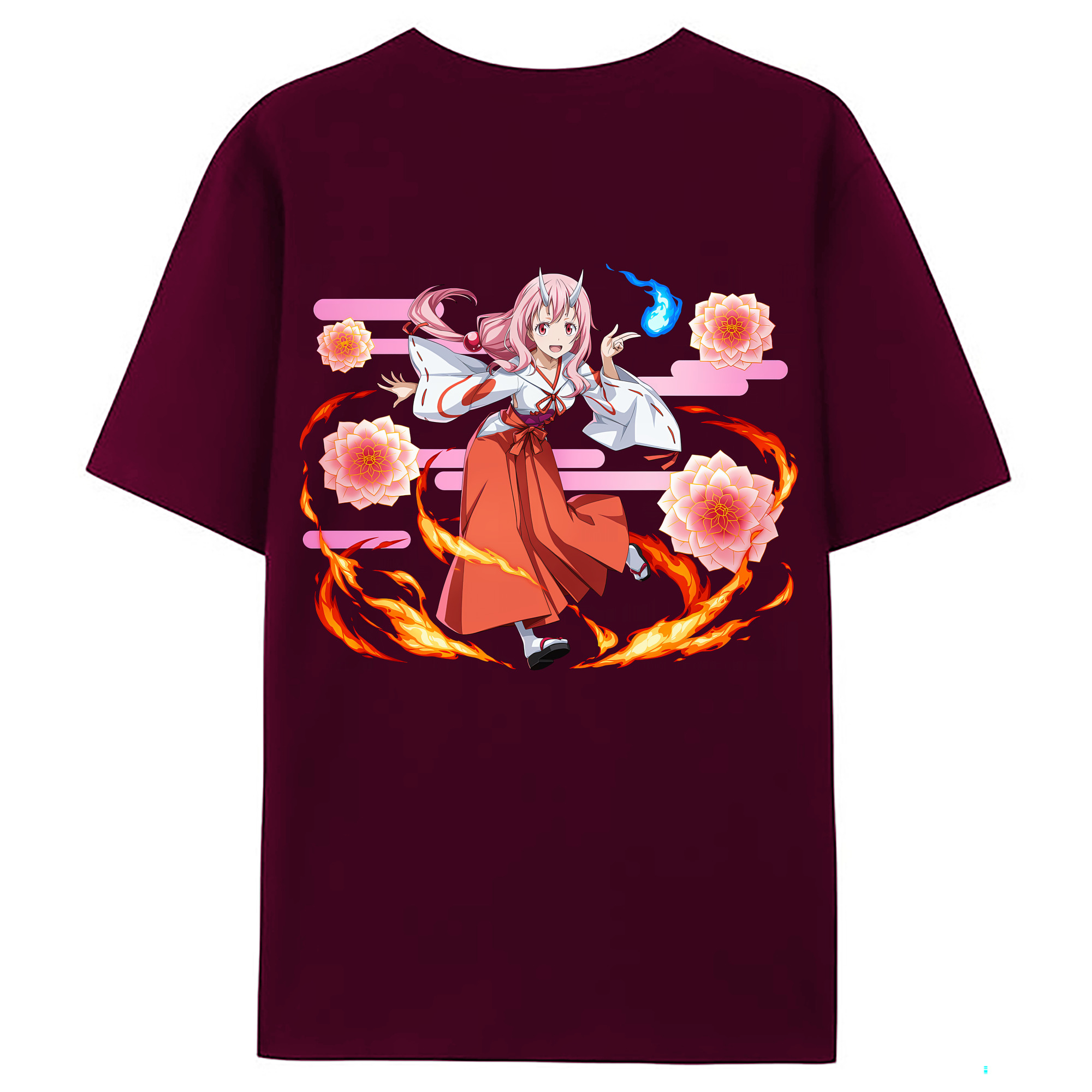 （画像用） 転スラ Regarding Reincarnated to Slime レディース半袖Tシャツ(バックプリント)